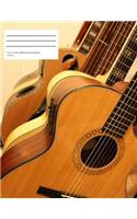 Guitar Tablature Manuscript Paper - 200 Page Book 8.5 x 11 - Guitar Tab Notebook: Guitar Tablature Manuscript Paper - 200 Page Book 8.5 x 11 - Guitar Tab Notebook: Blank Sheet Music With Chord Boxes