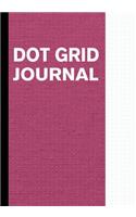 Dot Grid Journal: Notebook 100 Pages (7" x 10") Linen Pattern 2