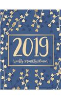 2019 Monthly Planner 8.5 x 11