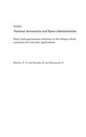 Exact and Approximate Solutions to the Oblique Shock Equations for Real-Time Applications