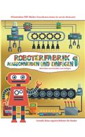 Aktivitäten ausschneiden und einfügen: Ausschneiden und Einfügen - Roboterfabrik Band 1(63 Aktivitäten Ausschneiden Und Einfügen)