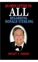 Open Letter to ALL Regarding Donald Sterling