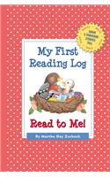 My First Reading Log: Read to Me!