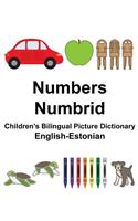 English-Estonian Numbers/Numbrid Children's Bilingual Picture Dictionary: (Freebilingualbooks.com)