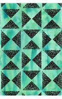 Bullet Journal Notebook Triangles with Dots Pattern 8