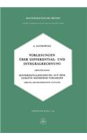 Vorlesungen Über Differential- Und Integralrechnung