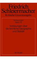 Vorlesungen Ã?ber Die Kirchliche Geographie Und Statistik