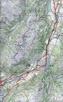 Sarganserland / Walensee / Chur / Domleschg cycle map