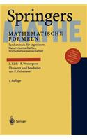 Springers Mathematische Formeln: Taschenbuch Fur Ingenieure, Naturwissenschaftler, Wirtschaftswissenschaftler (2., Korr. U. Erw. Aufl.)