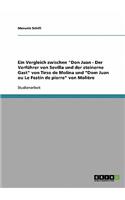 Tirso de Molinas Don Juan - Der Verfuhrer Von Sevilla Und Der Steinerne Gast Und Molieres Dom Juan Ou Le Festin de Pierre: (German)