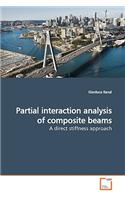 Partial interaction analysis of composite beams