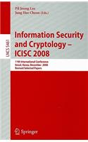 Information Security and Cryptoloy - ICISC 2008