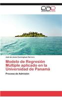 Modelo de Regresion Multiple Aplicado En La Universidad de Panama