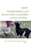 Nachdenkliches Und Humorvolles in Gedichten Und Geschichten