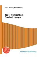 2004 05 Scottish Football League