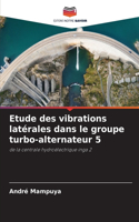 Etude des vibrations latérales dans le groupe turbo-alternateur 5