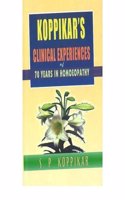 Clinical Experiences of 70 Years in Homoeopathy