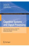 Cognitive Systems and Signal Processing