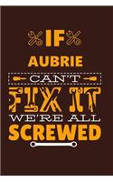 If AUBRIE Can't Fix It