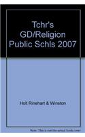 Tchr's GD/Religion Public Schls 2007