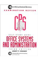 Self-Study Guide to CPS Examination Review Office Systems and Administrations