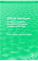 Official Discourse (Routledge Revivals)