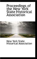 Proceedings of the New York State Historical Association