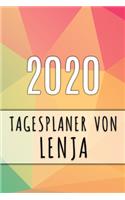 2020 Tagesplaner von Lenja: Personalisierter Kalender für 2020 mit deinem Vornamen