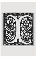 I: I: Classic Monogram Initial Journal Notebook Diary with the Letter I Ideal for Persons with the Letter I in Their Given Name or Surname