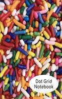 Dot Grid Notebook: Sprinkles; 100 sheets/200 pages; 8 x 10