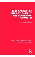 The Effect of Energy Supply on Economic Growth