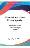 Versuch Einer Neuen Erklarungsweise