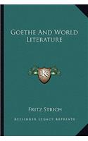 Goethe and World Literature