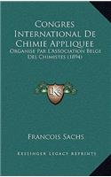 Congres International De Chimie Appliquee
