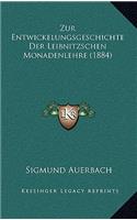 Zur Entwickelungsgeschichte Der Leibnitzschen Monadenlehre (1884)