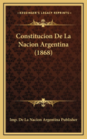 Constitucion De La Nacion Argentina (1868)