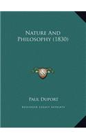 Nature And Philosophy (1830)