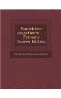 Pandekten-Exegeticum...
