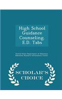High School Guidance Counseling. E.D. Tabs