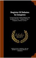 Register Of Debates In Congress