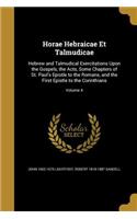 Horae Hebraicae Et Talmudicae