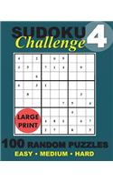 Sudoku Challenge #4: 100 Random Sudoku Puzzles
