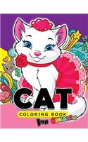 Cat Coloring Book For Children