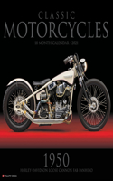 Classic Motorcycles 2021 Wall Calendar