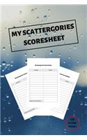MY Scattergories Score sheet