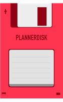 Red Plannerdisk Floppy Disk 3.5 Diskette Weekly 2020 Planner [6x9]