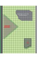 Graph Paper Notebook 8.5 x 11 IN, 21.59 x 27.94 cm