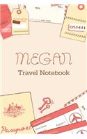 Megan TRAVEL NOTEBOOK