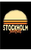 Stockholm Sunset: VOKABELHEFT / NOTIZBUCH Für Schulanfänger, Studenten, Schüler, Backpacker, Reisende, Traveler A5 (6x9 inch) 120 Seiten liniert! I Monatsplaner I Jou