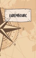 Luxembourg: Ruled Travel Diary Notebook or Journey Journal - Lined Trip Pocketbook for Men and Women with Lines